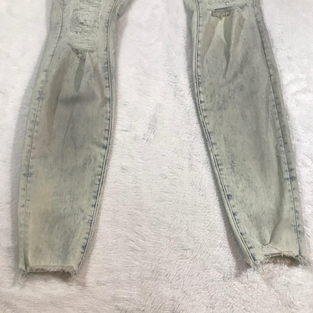 NEW AMERICAN EAGLE acid wash distressed jeans 6 ae - Picture 12 of 13